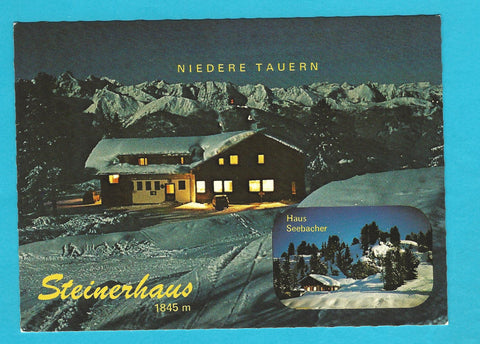AK Steinerhaus. Haus Seebacher. am Stoderzinken. Gröbming 35.