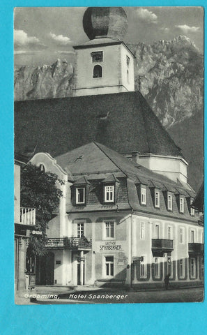 AK Gröbming. Hotel Spanberger. (1941)