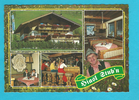 AK Donnersbach. Jausenstation Hiasl Stub'n regina u. Hias Mayer. Erlsberg 100.