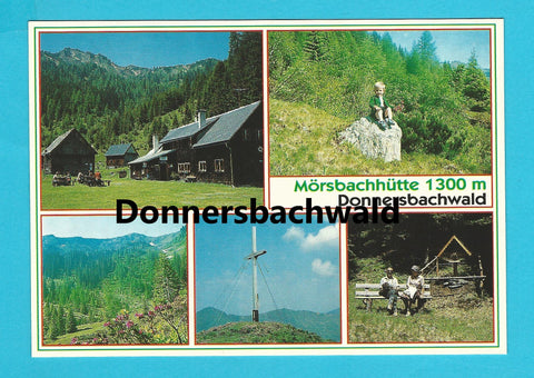 AK Donnersbachwald. Mörsbachhütte.