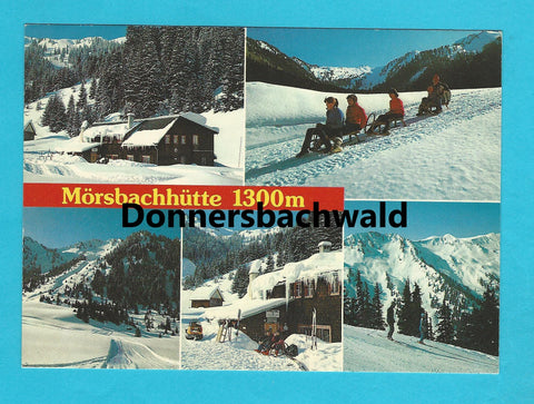 AK Donnersbachwald. Mörsbachhütte.