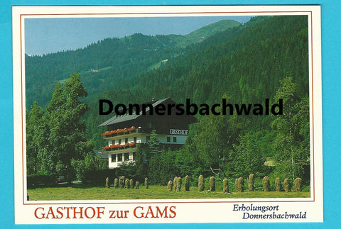 AK Donnersbachwald. Gasthof zur Gams.