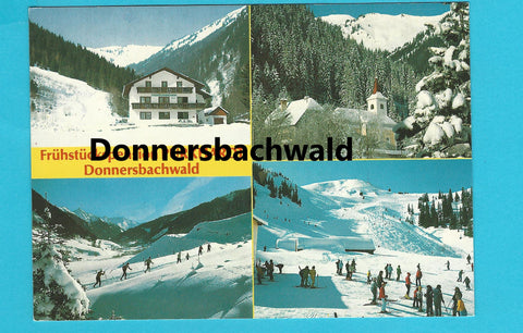 AK Donnersbachwald. Frühstückspension Purkhardt.