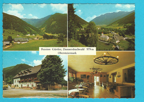 AK Donnersbachwald. Pension Gürtler.