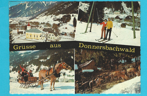 AK Grüße aus Donnersbachwald.