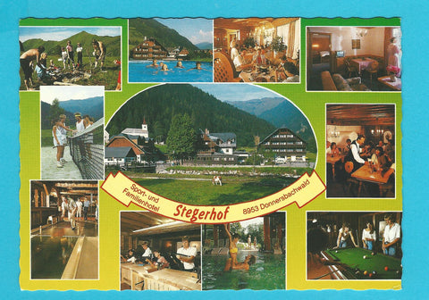 AK Donnersbachwald. Sport- und Familienhotel Stegerhof Familie Gürtler.