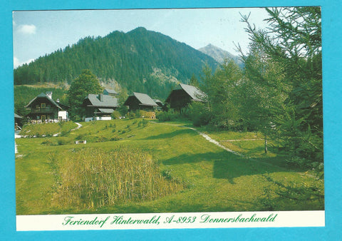 AK Donnersbachwald. Feriendorf Hinterwald.