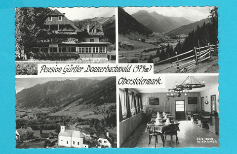 AK Donnersbachwald. Pension Gürtler.