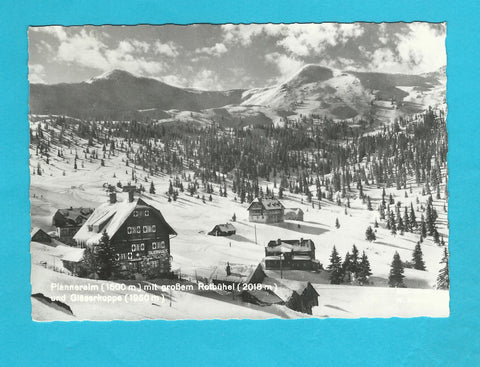 AK Planneralm mit großem Rotbühel und Gläserkoppe.