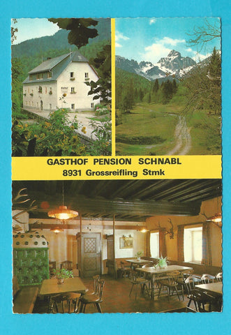 AK Grossreifling. Gasthof Pension Schnabl.