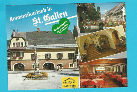 AK St. Gallen 43. Gasthof Hensle. Maria und Paul Guttmann.