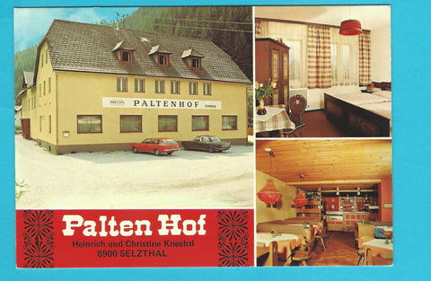 AK Selzthal. Gasthof Paltenhof. Heinrich und Christine Knechtl.