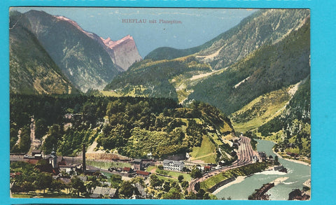 AK Hieflau mit Planspitze. (1910)