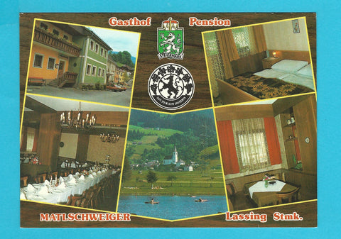 AK Lassing 8. Gasthof Pension Matlschweiger.