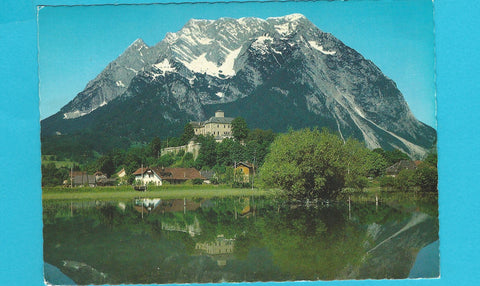 AK Schloß Trautenfels mit Grimming.