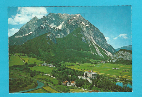 AK Schloß Trautenfels mit Grimming.