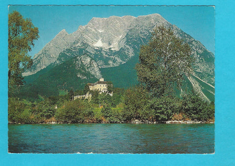 AK Schloß Trautenfels mit Grimming.