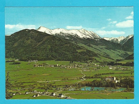 AK Ennstal. Blick von Pürgg auf Schloß Trautenfels. Irdning, Schloß Pichlarn.