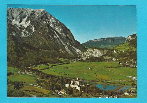 AK Ennstal. Trautenfels, Schloß mit Grimming.