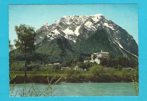 AK Ennstal. Schloß Trautenfels mit Grimming.