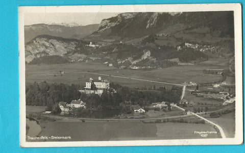 AK Trautenfels. Fliegeraufnahme.