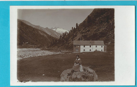 AK Alpenrosehütte Zilelrtal Ginzling. (1924)