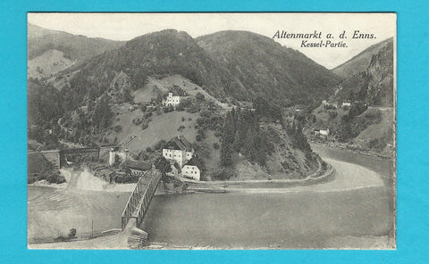 AK Altenmarkt an der Enns. Kessel-Partie. (1920)