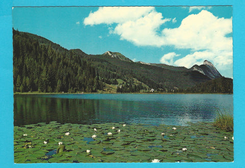 AK Spechtensee gegen Spechtensee-Hütte des AV Stainach.