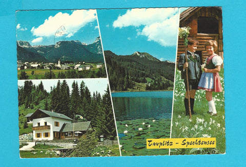 AK Tauplitz Spechtensee. Spechtenseehütte des AV Stainach.