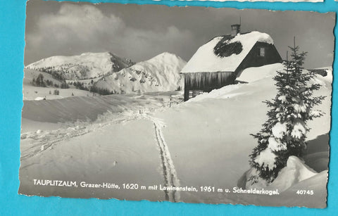 AK Tauplitzalm mit Schneiderkogel. (1959)