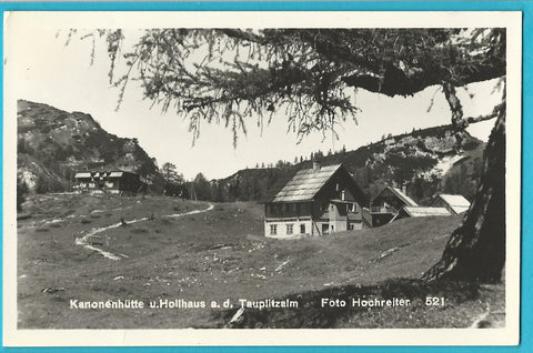 AK Kanonenhütte u. Hollhaus a. d. Tauplitz.