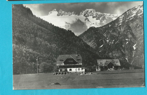 AK Gasthaus zur Wasnerin mit Dachstein. (1935)