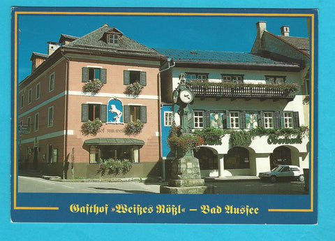 AK Bad Aussee. Gasthof Weißes Rößl.