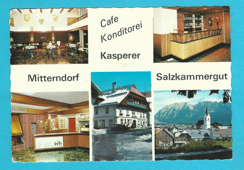 AK Bad Mitterndorf. Cafe Konditorei.