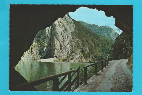 AK Paß Stein. Stausee des Salzakraftwerkes.