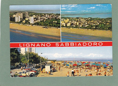 AK Lignano Sabbiadoro. Veduta aerea e la spiaggia.