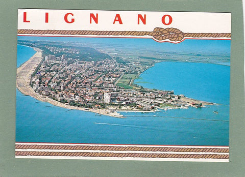 AK Lignano. Veduta aerea.