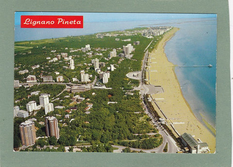 AK Lignano Pineta. Panorama aereo.
