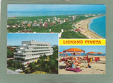 AK Lignano Pineta. Hotel delle Palme. Panorama aereo e la spiaggia.