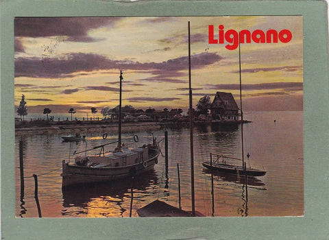 AK Lignano. Tramonto in laguna.