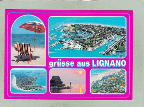 AK Grüße aus Lignano.