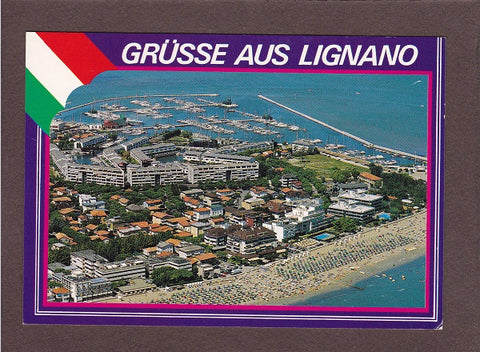 AK Grüße aus Lignano.