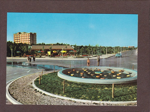 AK Lignano Pineta. La caratteristica fontana.