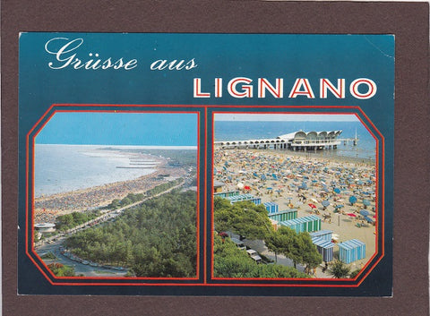AK Grüße aus Lignano.