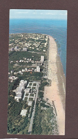AK Lignano. La Spiaggia dall‘aereo verso Sabbiadoro.