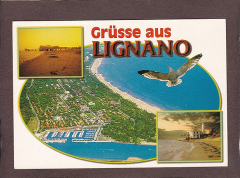 AK Grüße aus Lignano.