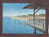 Ak Lignano Sabbiadoro. La spiaggia vista dalla terrazza.