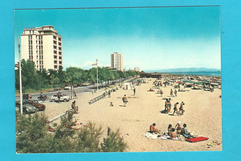 AK Lignano Sabbiadoro. Grattacieli sul lungomare.