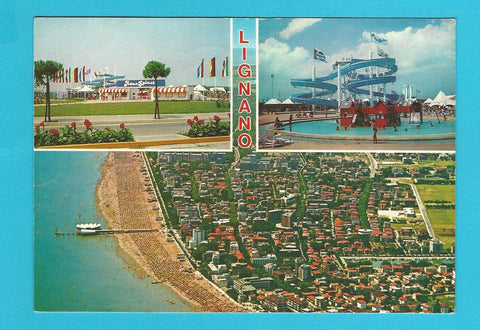 AK Lignano Sabbiadoro. Panorama dall‘aereo.