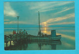 AK Siamo in vacanza sulla Riviera Adriatica. Tramonto in laguna.